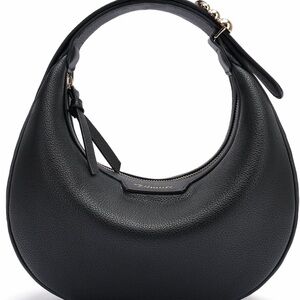 NWT Black Adjustable Crescent Purse